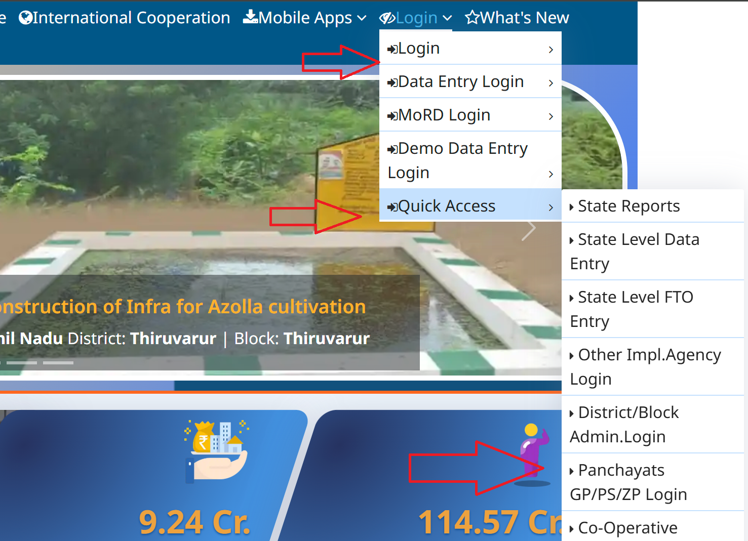 NREGA State Wise Reports Section