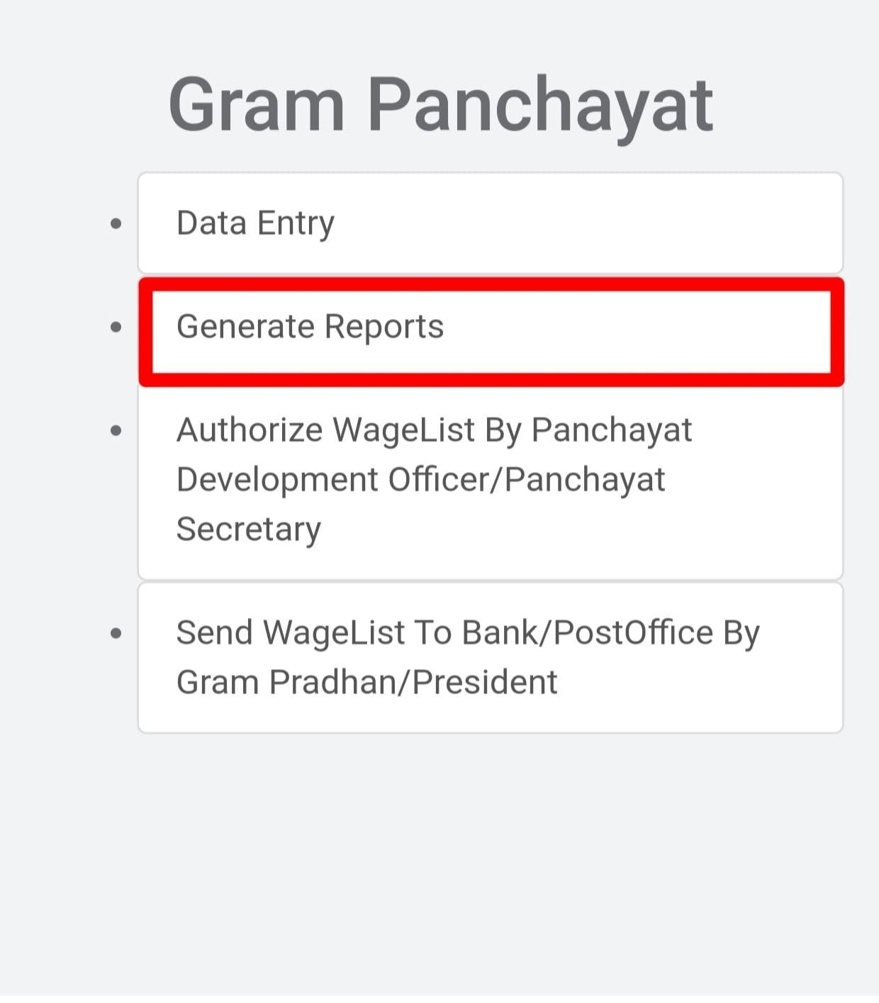 Generate Reports
