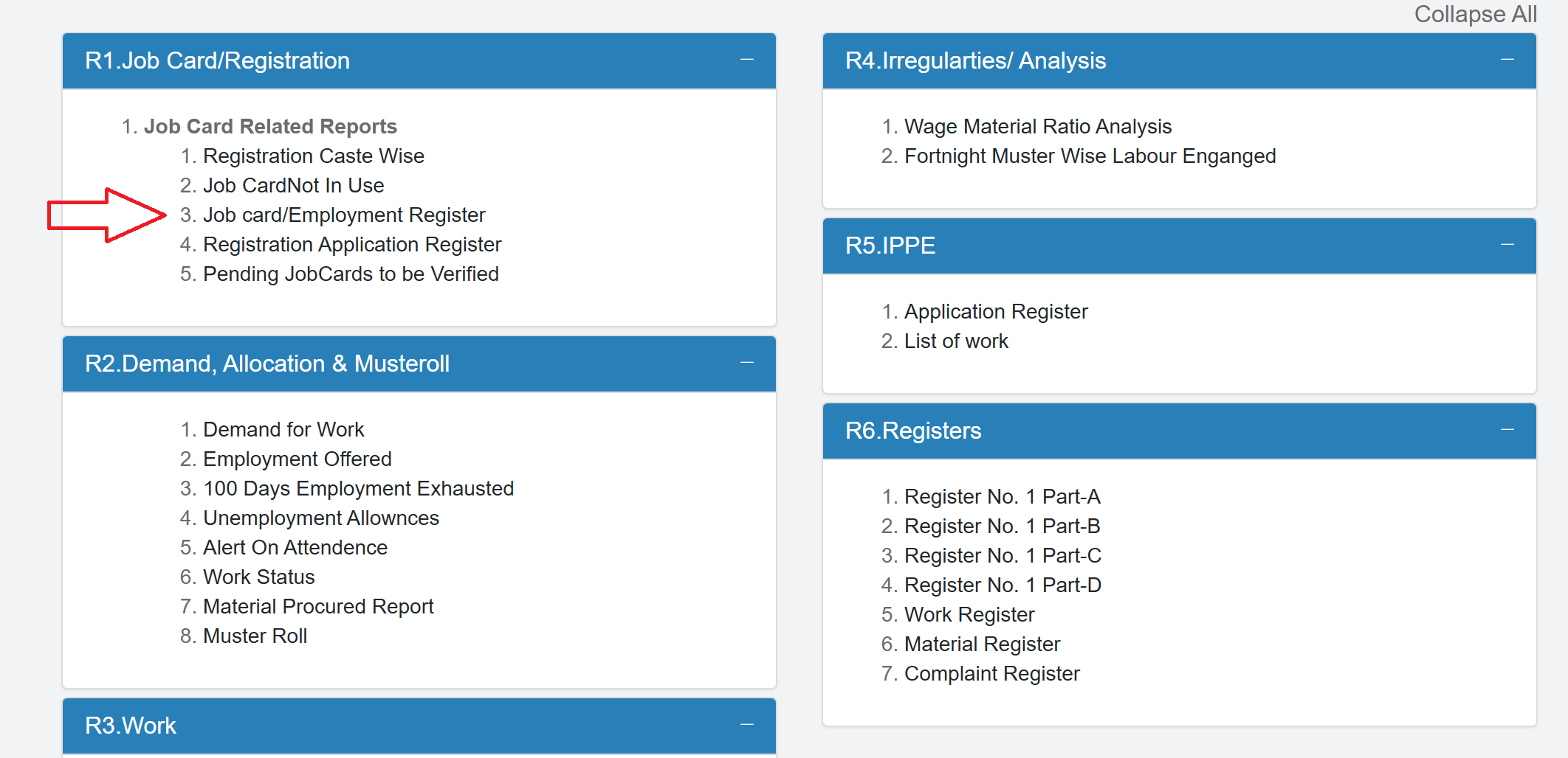 NREGA Employment Register